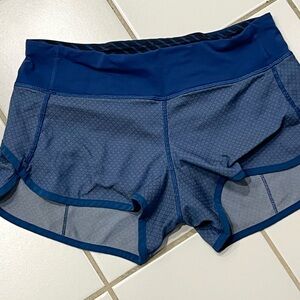 Lululemon Speedup Women's Athletic Shorts in Deep Blue